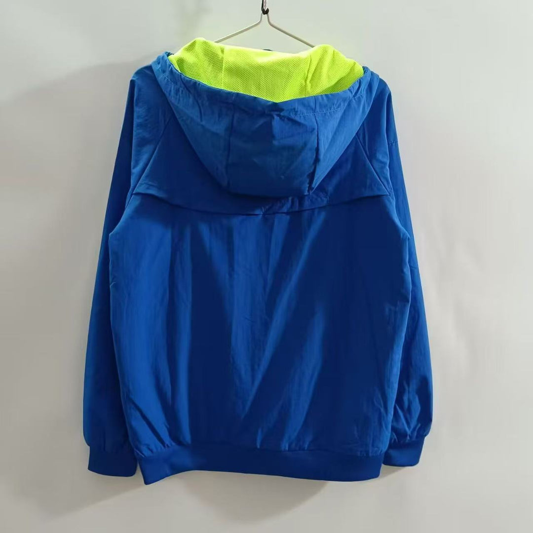Barcelona Windbreaker Jacket - Blue II