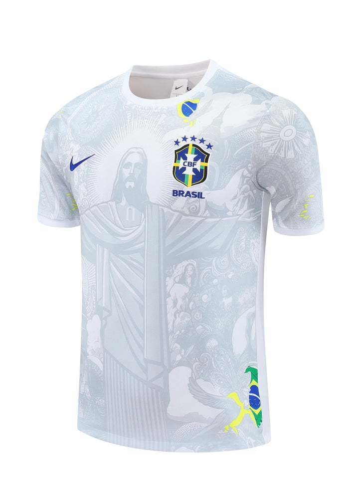 Brazil 2025/26 Training Shirt - White