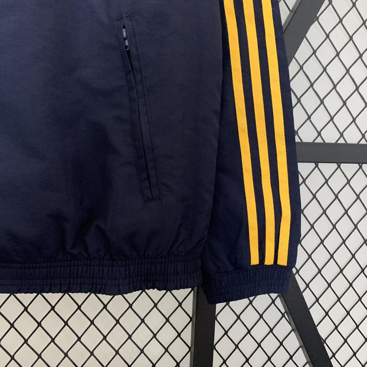 Real Madrid Reversible Windbreaker Jacket - Navy Blue II