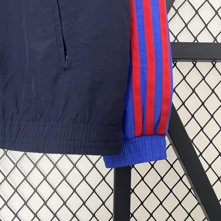 Arsenal 2024/25 Reversible Windbreaker Jacket - Navy Blue/Off-White