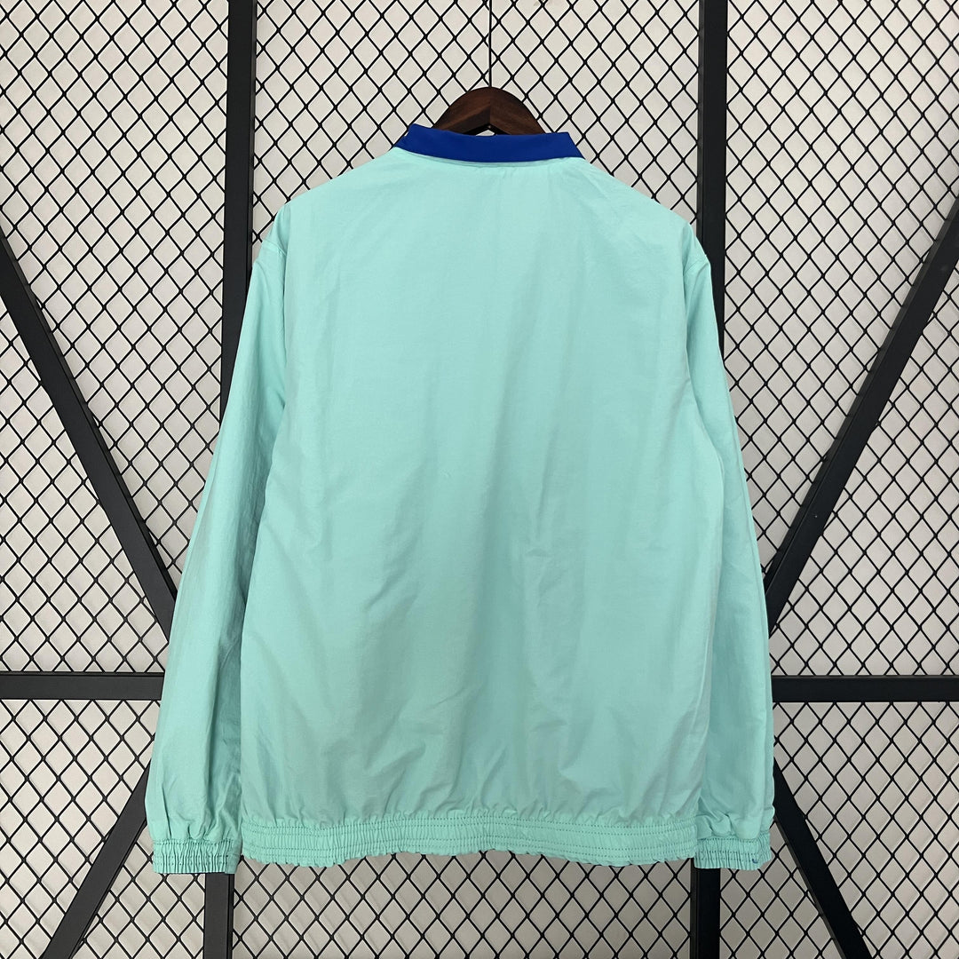 Chelsea Reversible Windbreaker Jacket - Blue/Turquoise