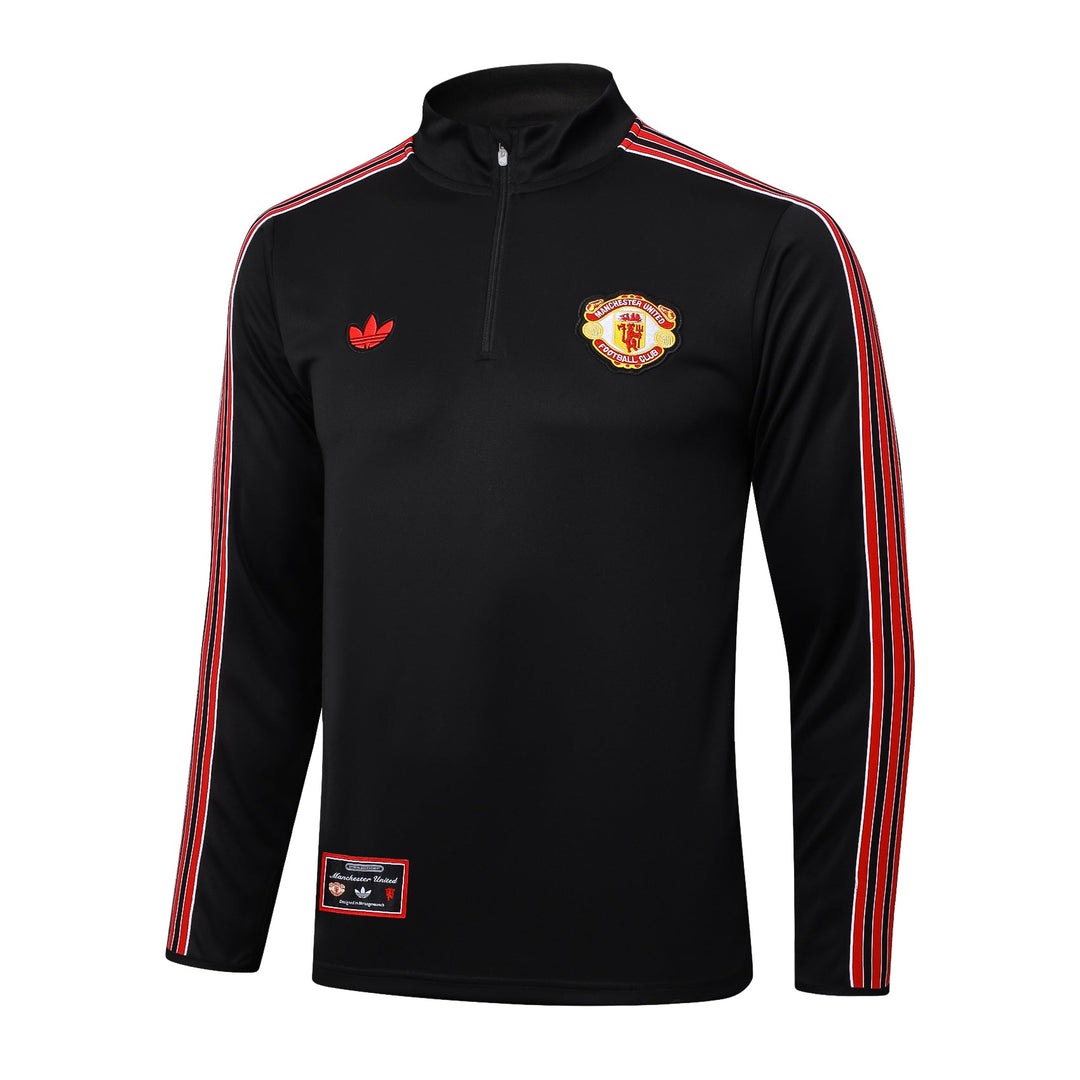 Manchester United Adidas Originals Jacket - Black