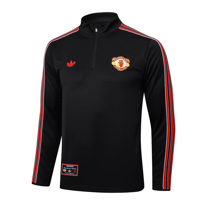 Manchester United Adidas Originals Jacket - Black