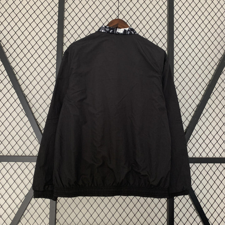 Real Madrid Reversible Windbreaker Jacket - Black