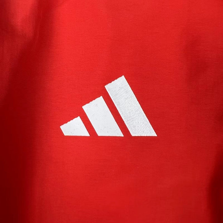 Ajax Reversible Windbreaker Jacket - Red/White