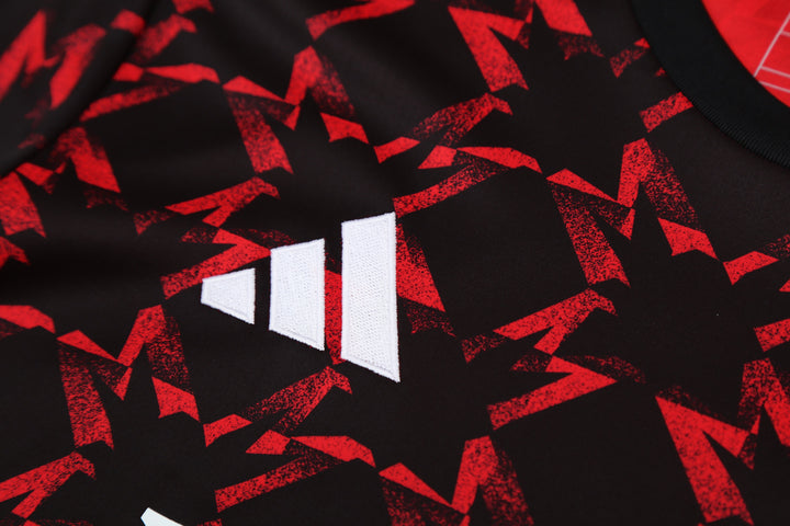 Manchester United 2025/26 Training Kit - Red/Black