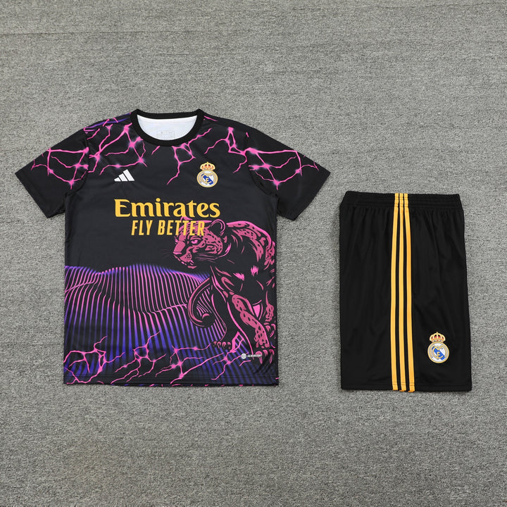 Real Madrid 2024/25 Training Kit - Black/Purple