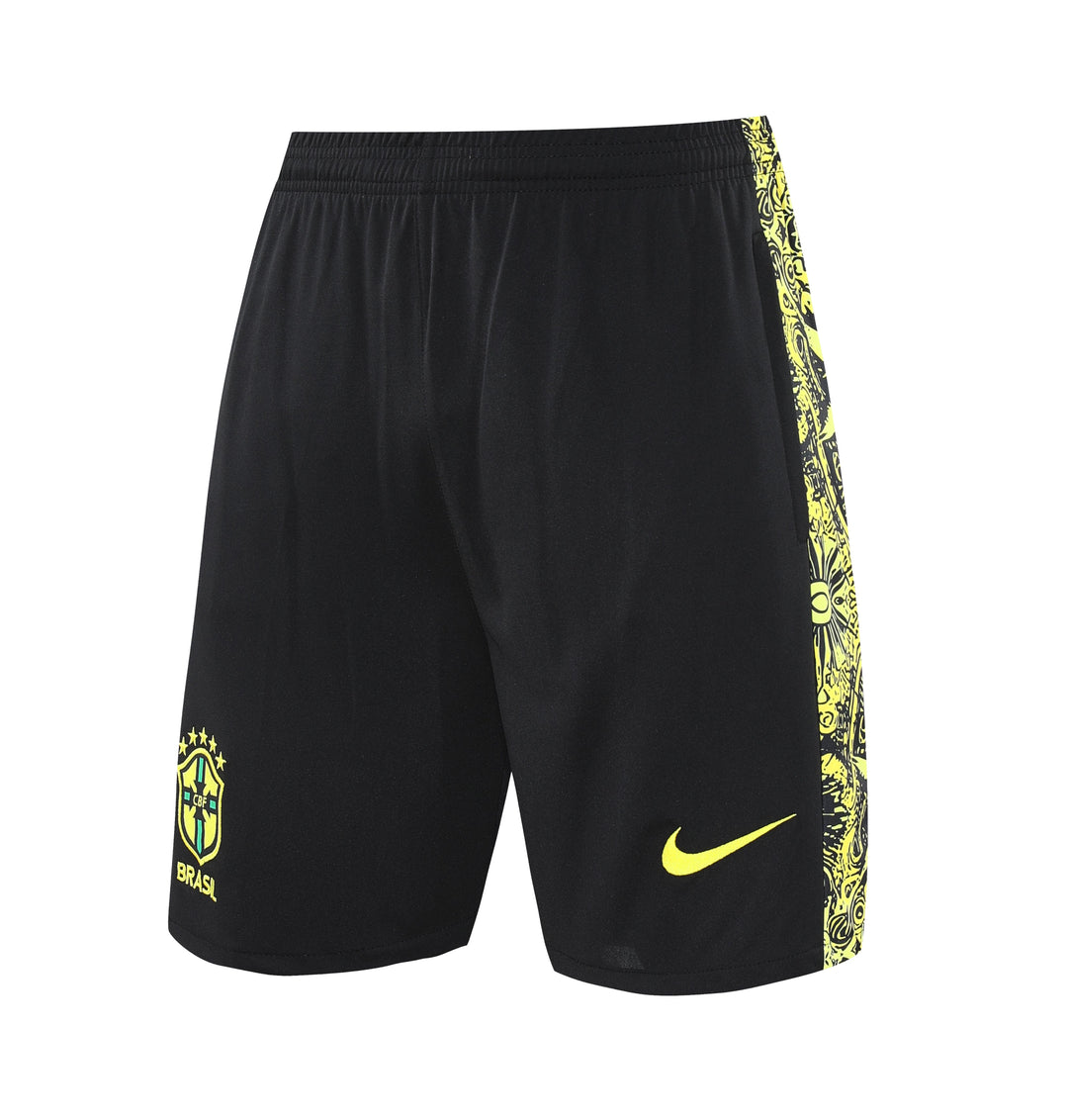 Brazil 2025/26 Training Short - Black/Yellow