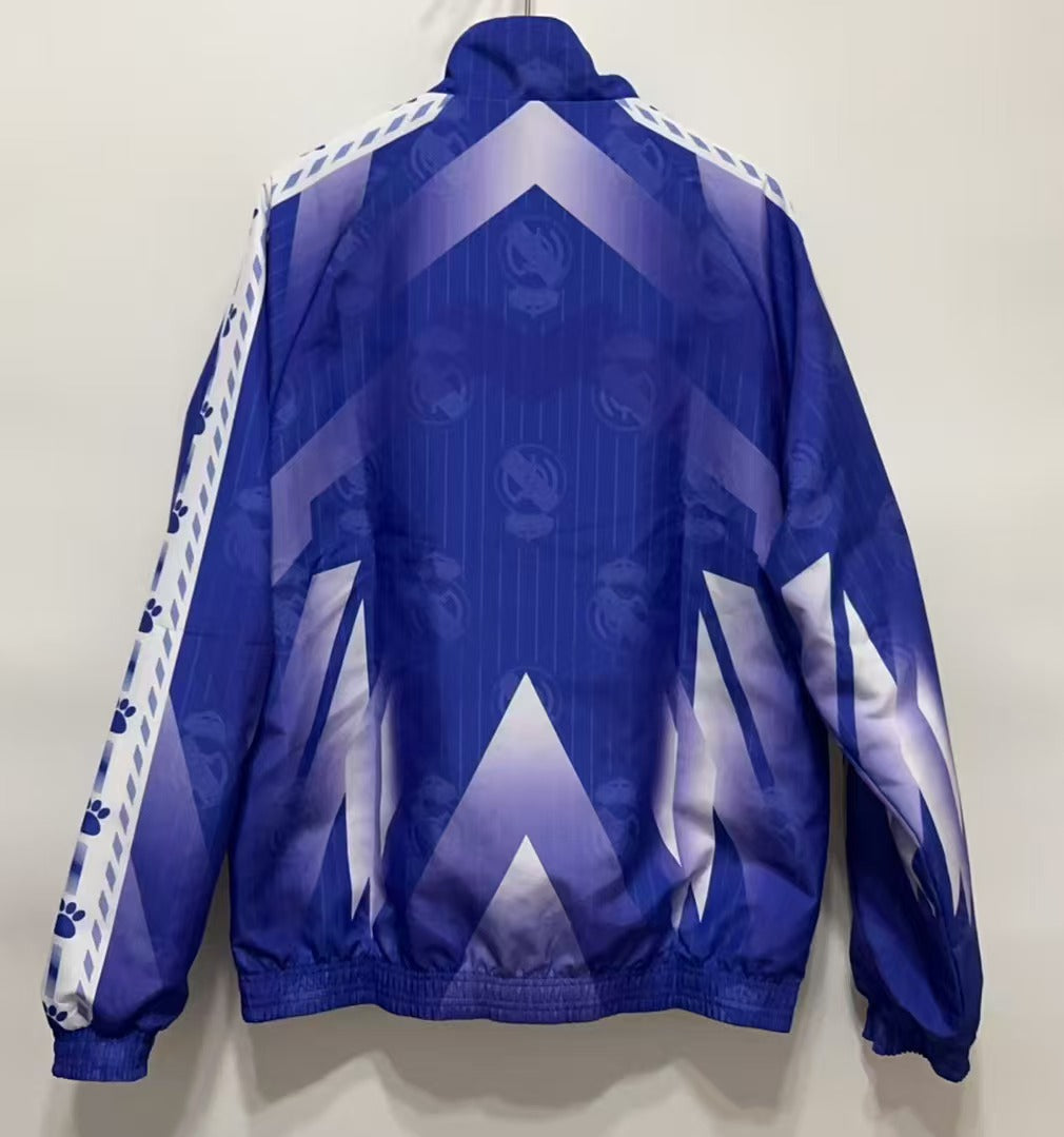 Real Madrid Reversible Windbreaker Jacket 1996/97 - Blue