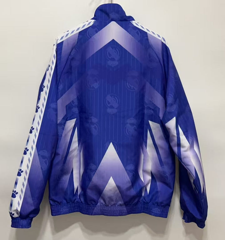 Real Madrid Reversible Windbreaker Jacket 1996/97 - Blue