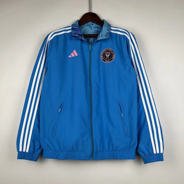 Inter Miami Reversible Windbreaker Jacket - Light Blue