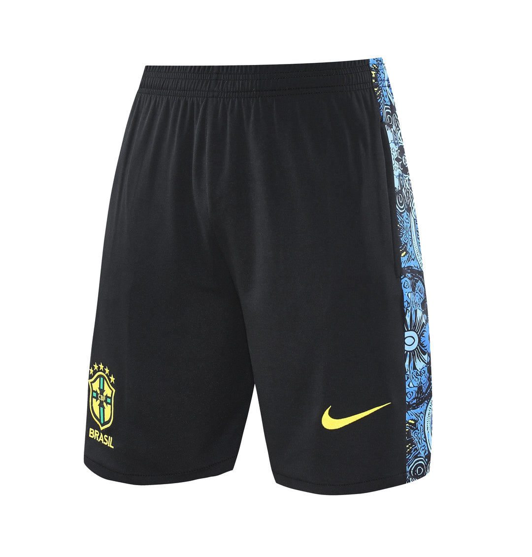 Brazil 2025/26 Training Short - Black/Blue