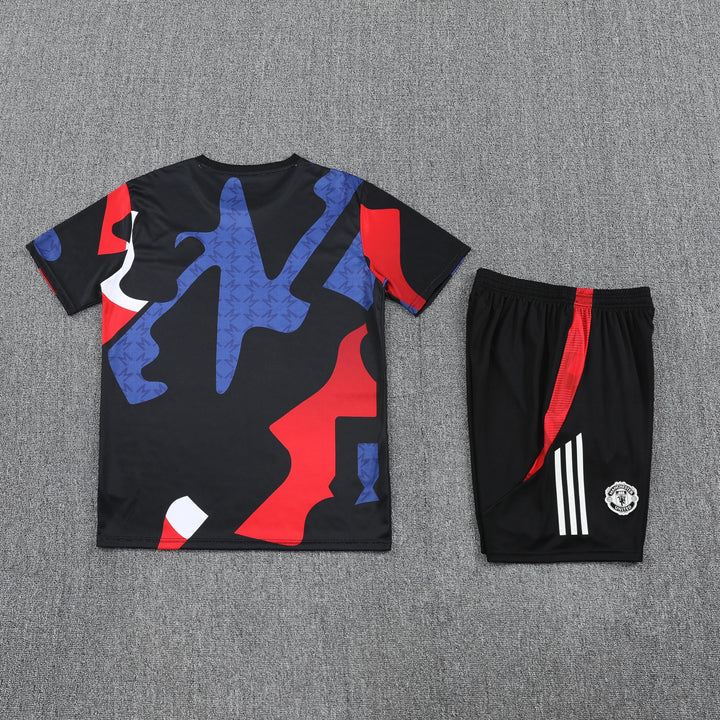 Manchester United 2025/26 Training Kit - Blue/Red