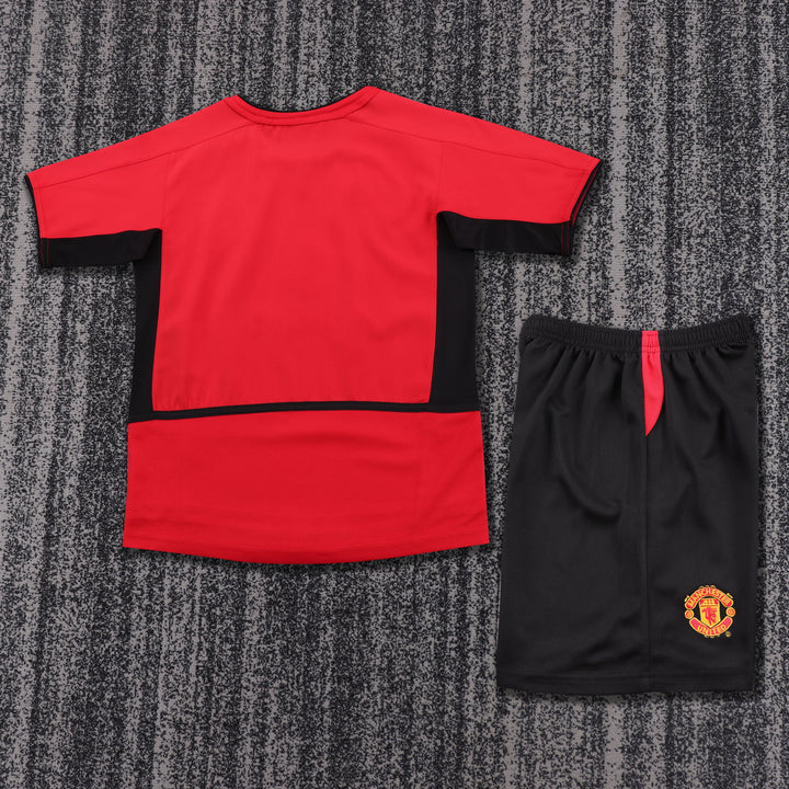 Manchester United 02/03 Children's Home Retro Set