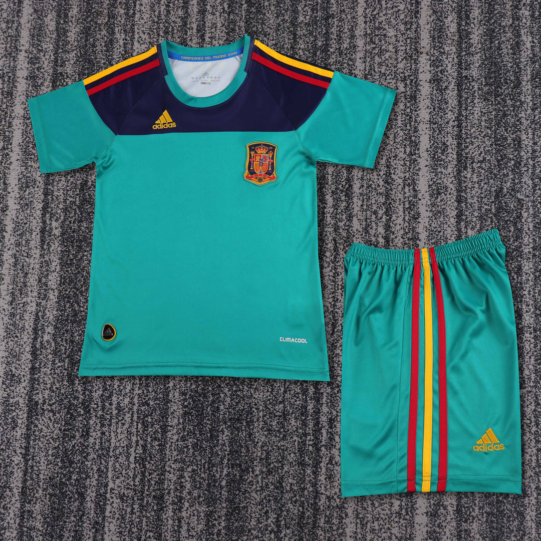 Spain 2010 Children's Home Retro Set Goalkeeper