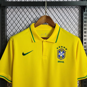 Nike Brazil Lisa 2022 Polo Shirt - Yellow