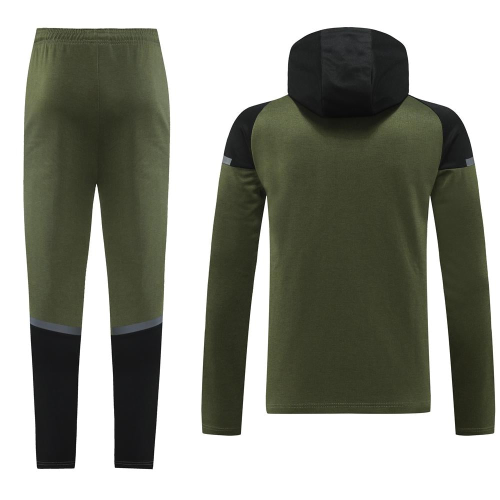 Puma Tech Fleece Set – Dark Green/ Black