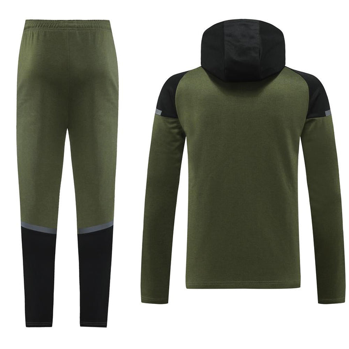 Puma Tech Fleece Set – Dark Green/ Black