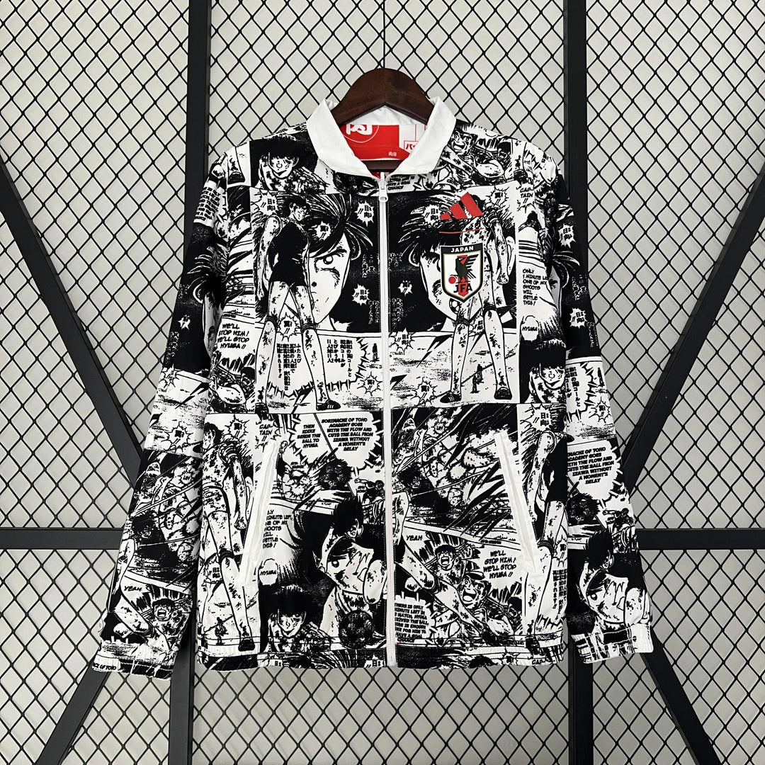 Japan Reversible Windbreaker Jacket - Red/Black