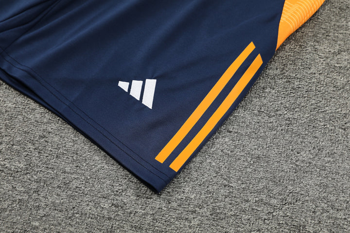 Real Madrid 2024/25 Training Short - Navy Blue/Yellow