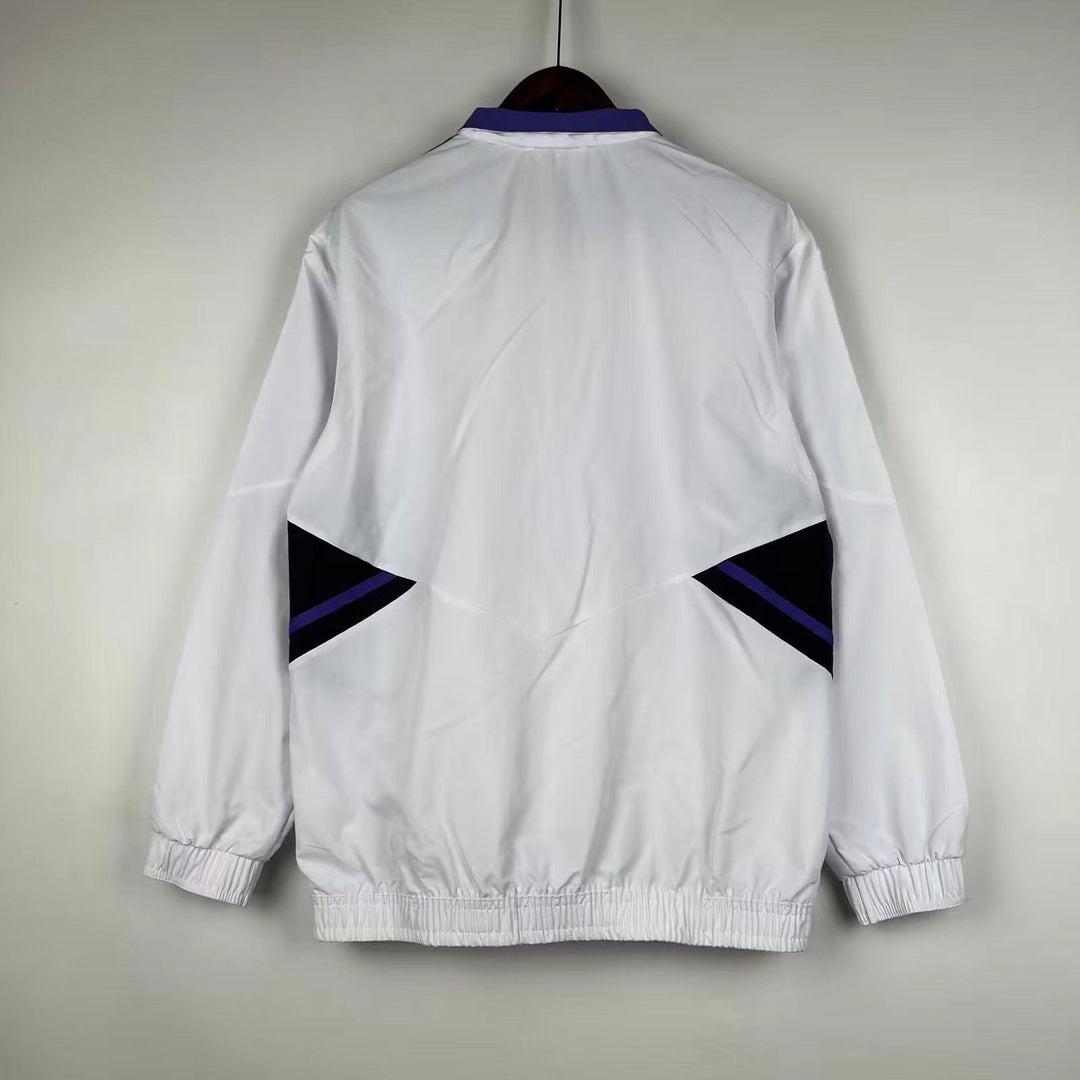 Real Madrid Windbreaker Jacket - White/Purple
