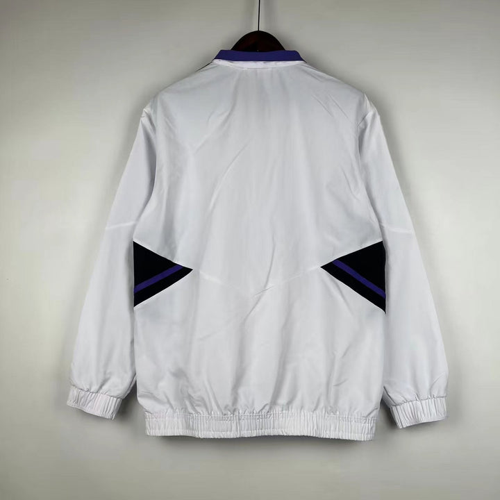 Real Madrid Windbreaker Jacket - White/Purple