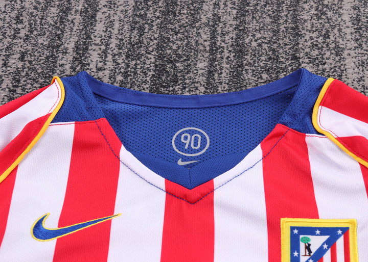 Atletico Madrid 04/05 Children's Home Retro Set - Long Sleeve