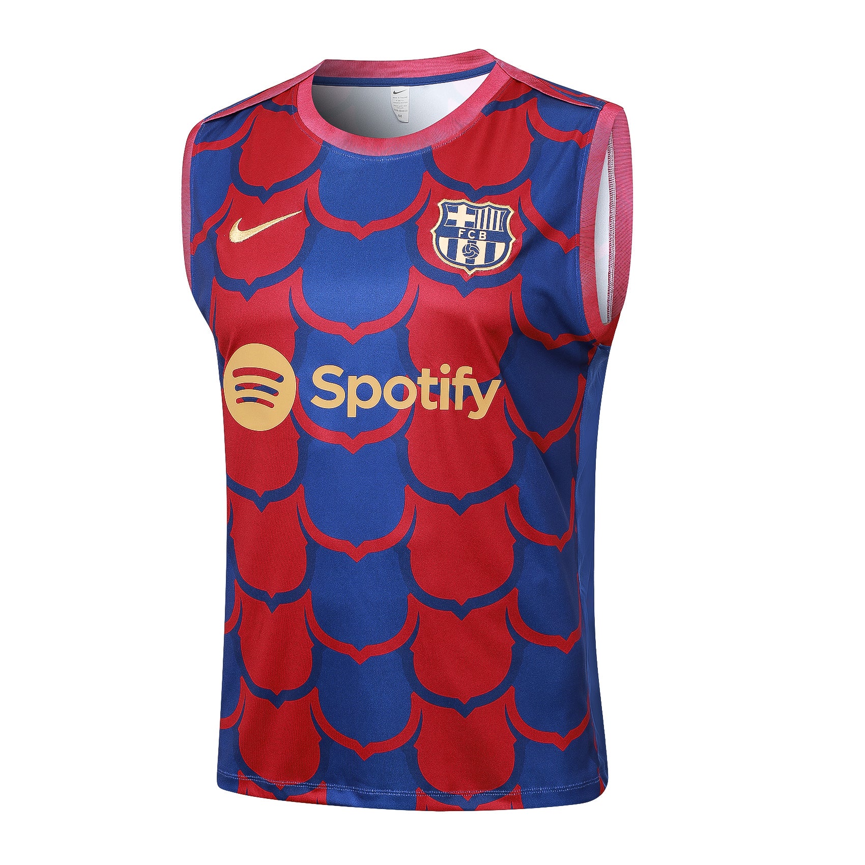 Barcelona 24/25 Tank Top - Red/Blue