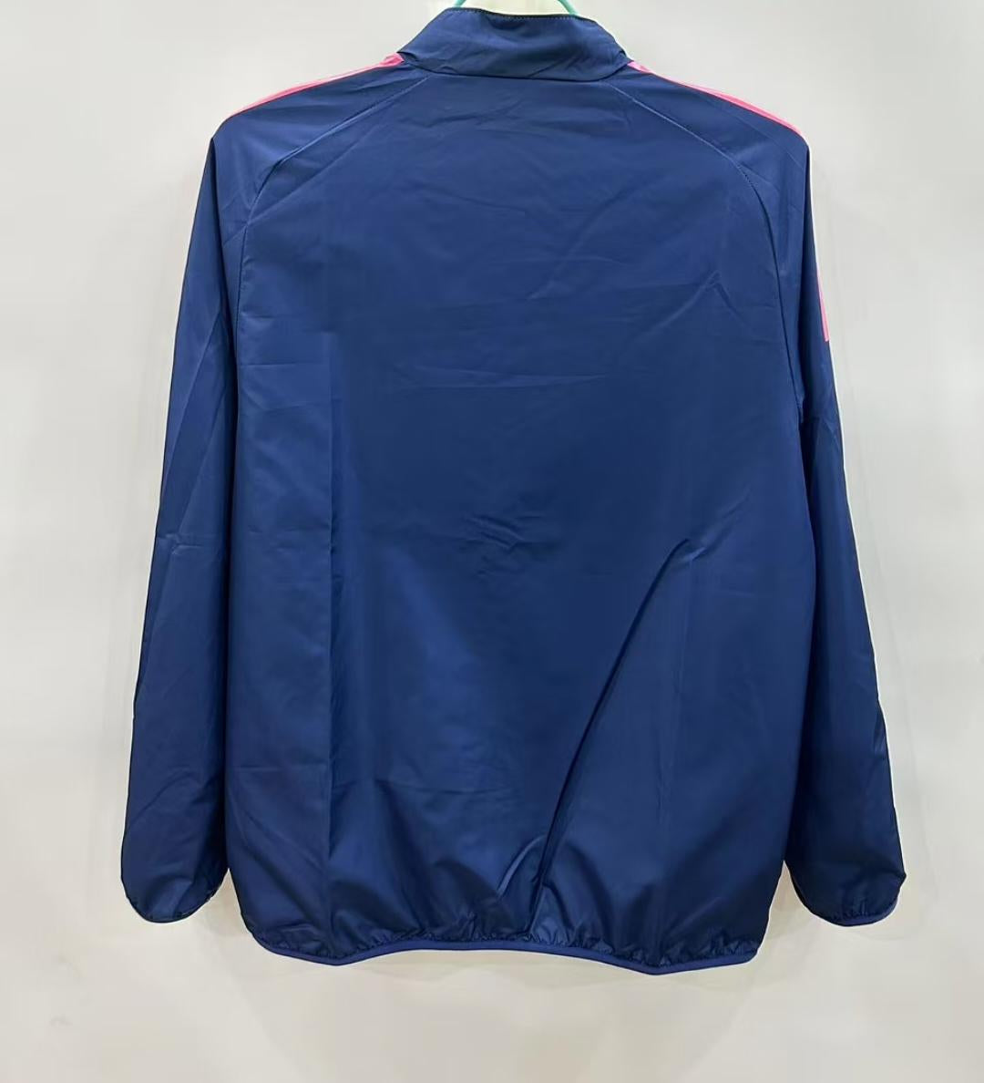 Real Madrid Windbreaker Jacket - Navy Blue/Pink