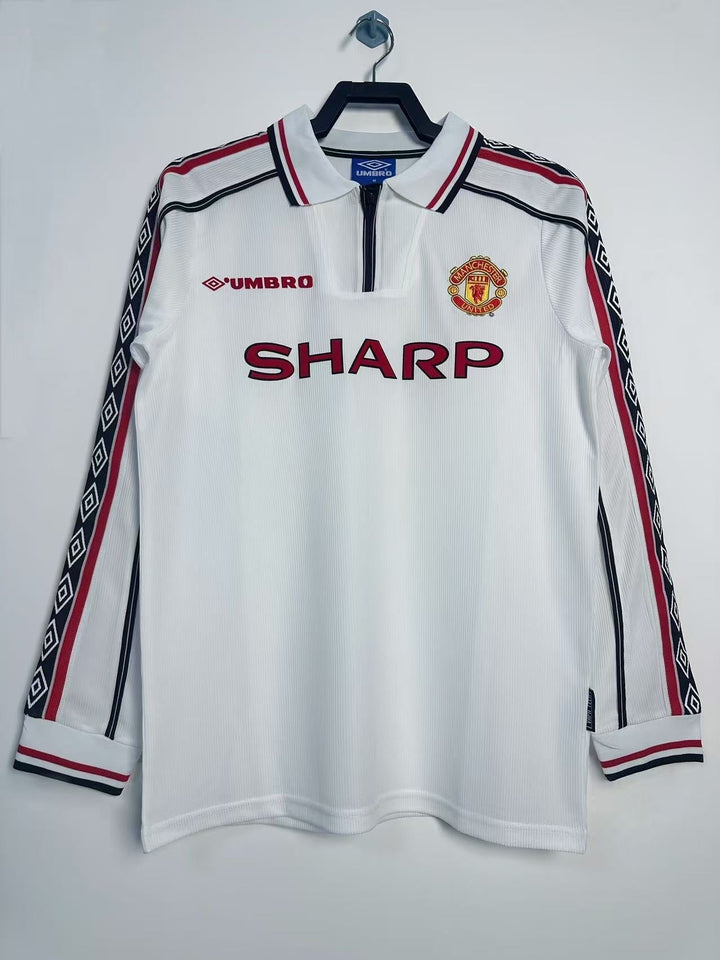 Manchester United 1998 Away Retro Shirt - Long Sleeve