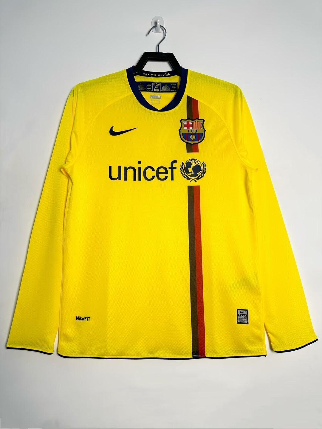Barcelona 08/09 Away Retro Shirt - Long Sleeve