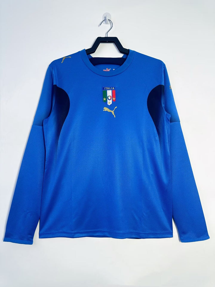 Italy 2006 Home Retro Shirt - Long Sleeve