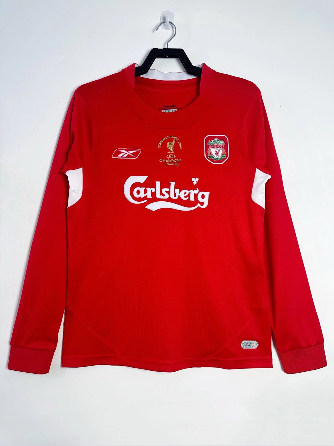 Liverpool 04/05 Home Retro Shirt - Long Sleeve