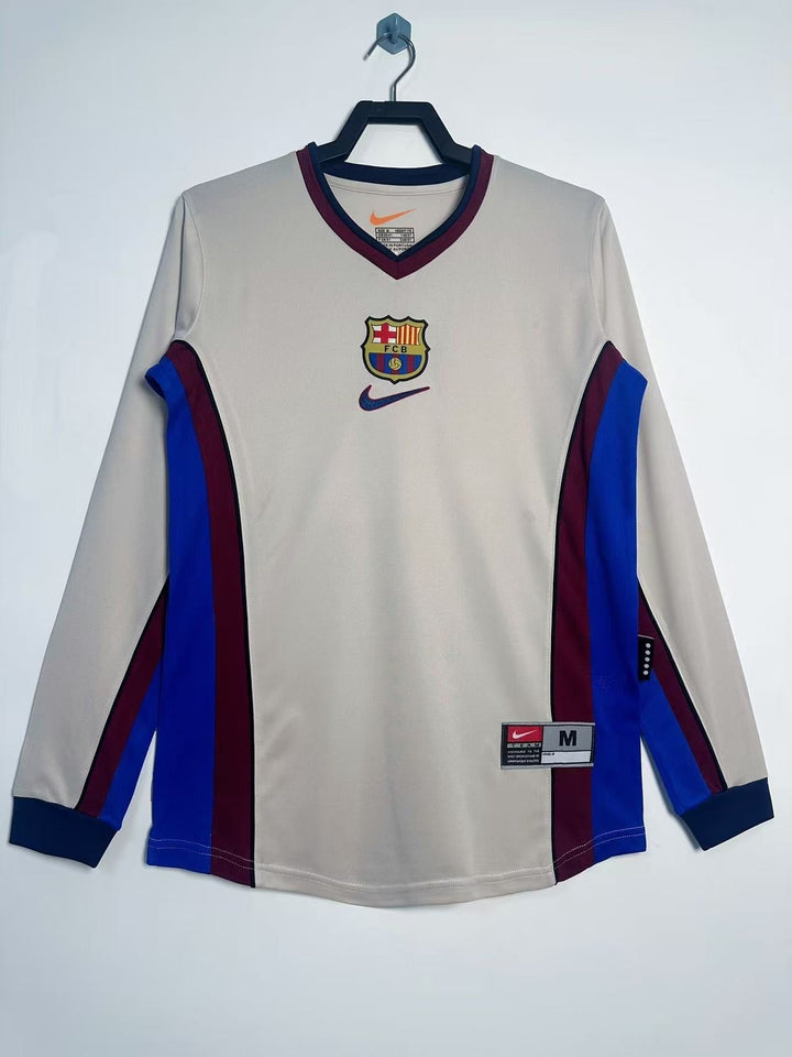 Barcelona 1998/99 Away Retro Shirt - Long Sleeve