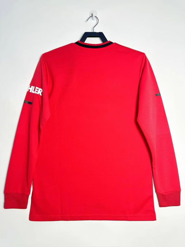Manchester United 19/20 Home Retro Shirt - Long Sleeve