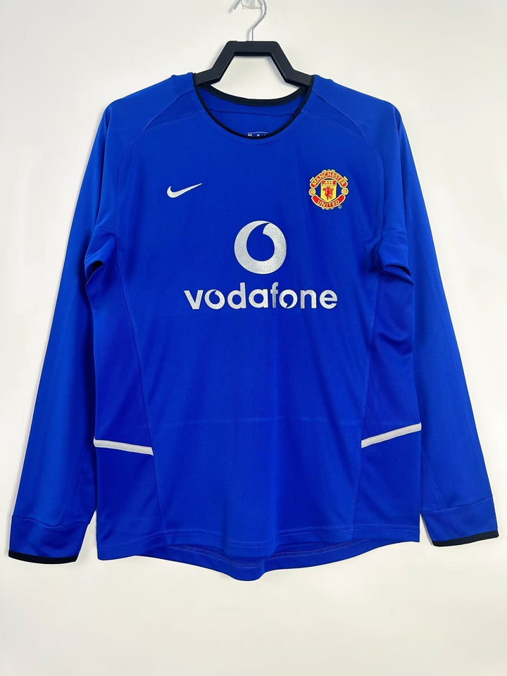 Manchester United 02/03 Away Retro Shirt - Long Sleeve