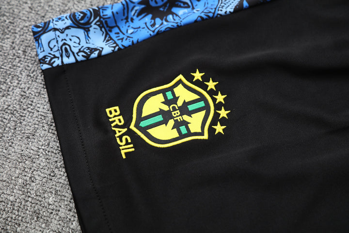 Brazil 2025/26 Training Short - Black/Blue