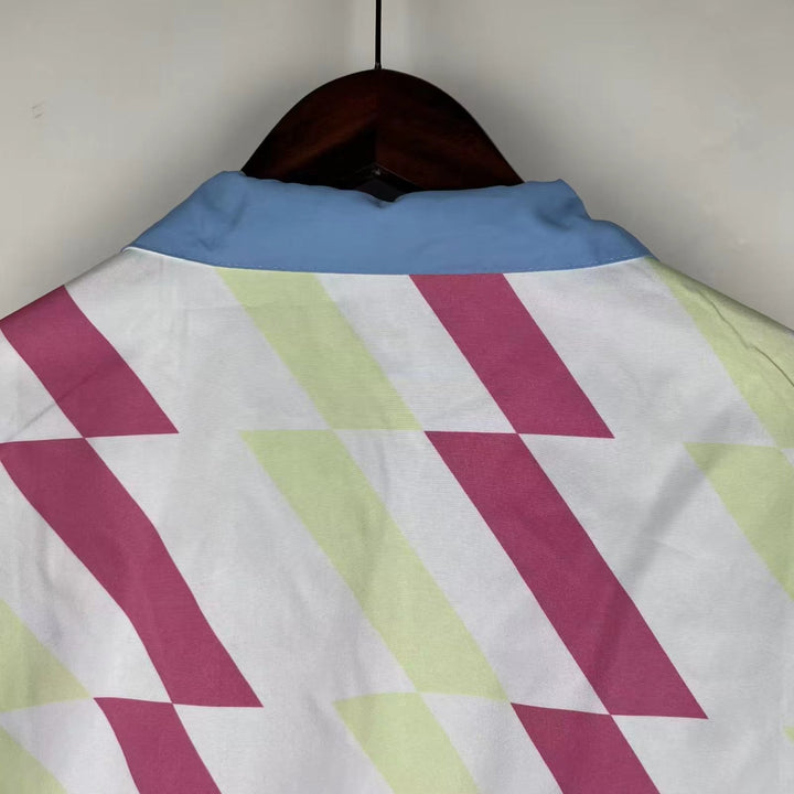 Manchester City Reversible Windbreaker Jacket - White/Light Blue
