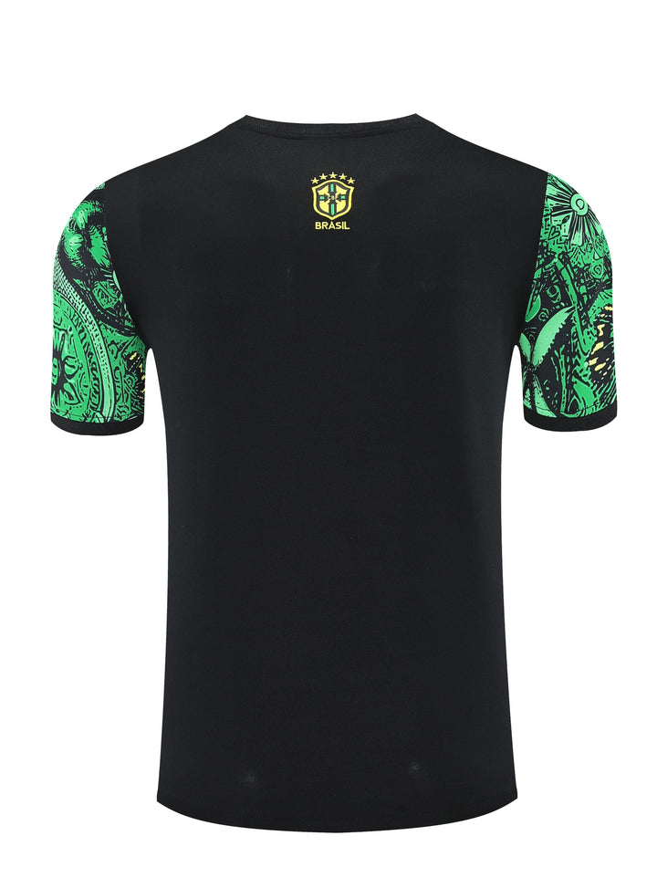 Brazil 2025/26 Training Shirt - Green/Black