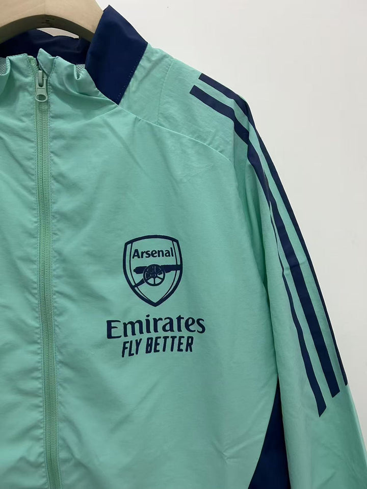 Arsenal Windbreaker Jacket - Turquoise