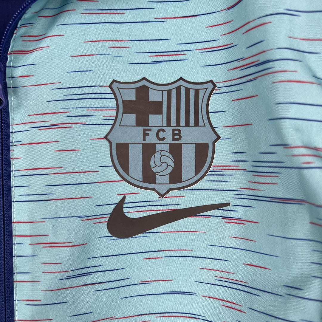 Barcelona Reversible Windbreaker Jacket - Blue/Turquoise