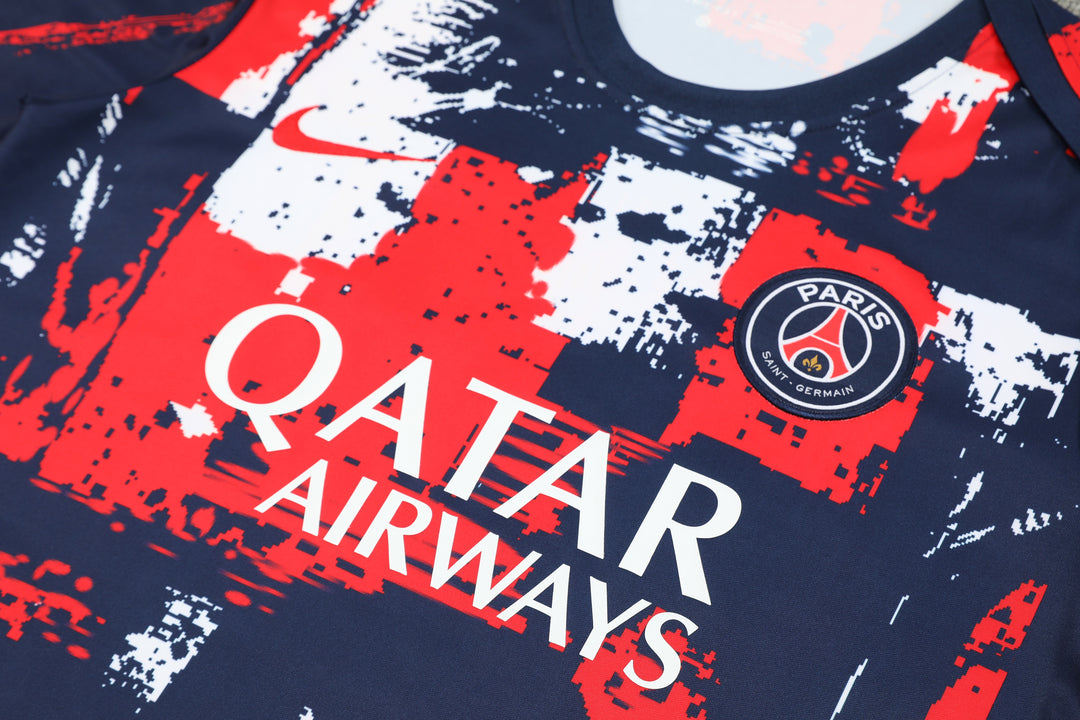 PSG 2024/25 Training Kit - Navy Blue/Red
