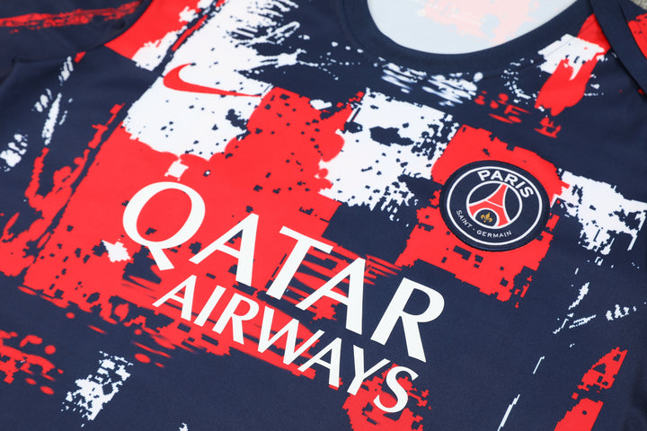PSG 2024/25 Training Kit - Navy Blue/Red