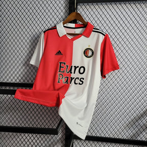 Feyenoord Home 22/23 Adidas Shirt - Red+White