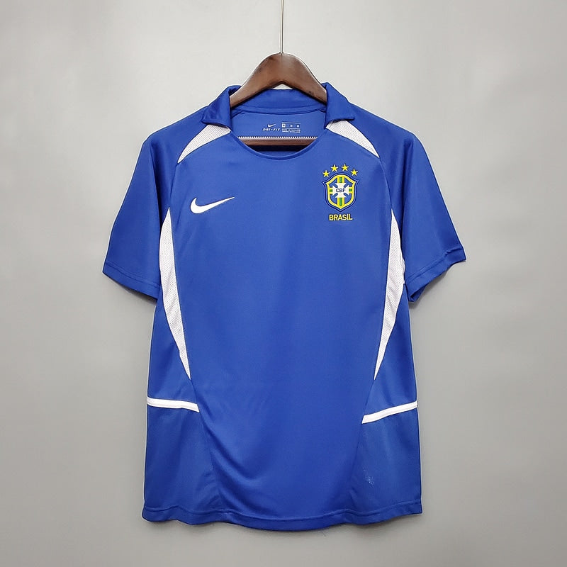 Brazil 2002 Retro Shirt - Blue