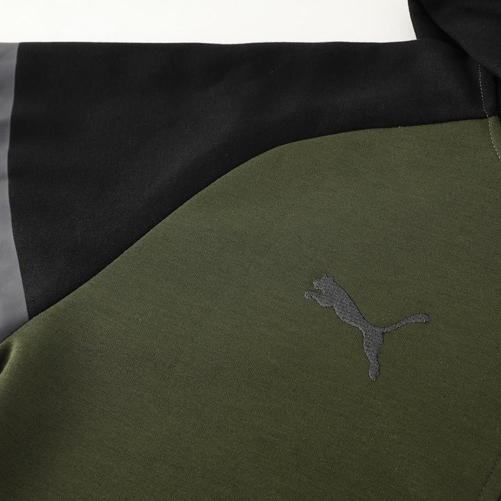 Puma Tech Fleece Set – Dark Green/ Black