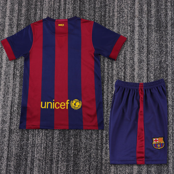 Barcelona 14/15 Children's Home Retro Set