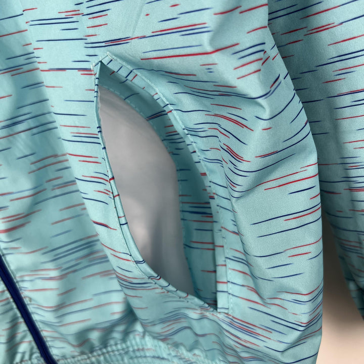Barcelona Reversible Windbreaker Jacket - Blue/Turquoise