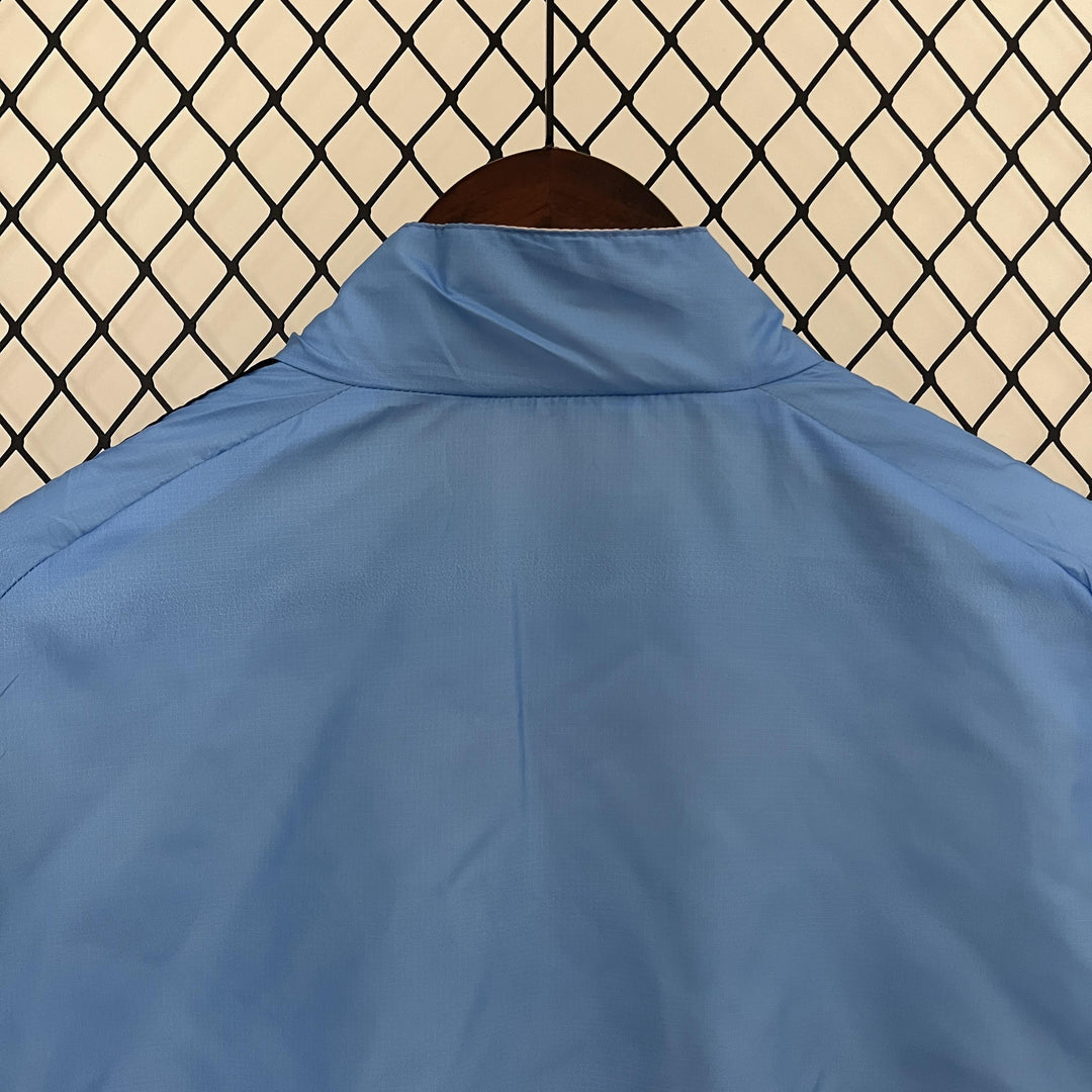 Tigres Reversible Windbreaker Jacket - Light Blue/Beige