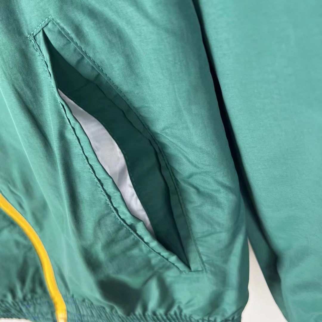 Manchester United Reversible Windbreaker Jacket - Green/Blue